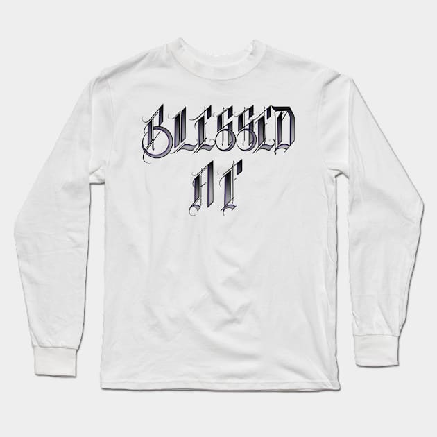 Blessed AF Long Sleeve T-Shirt by Twisted Teeze 